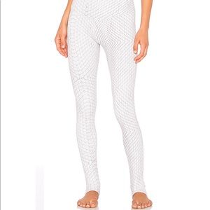 Varley Oak Stirrup Legging in White Snake